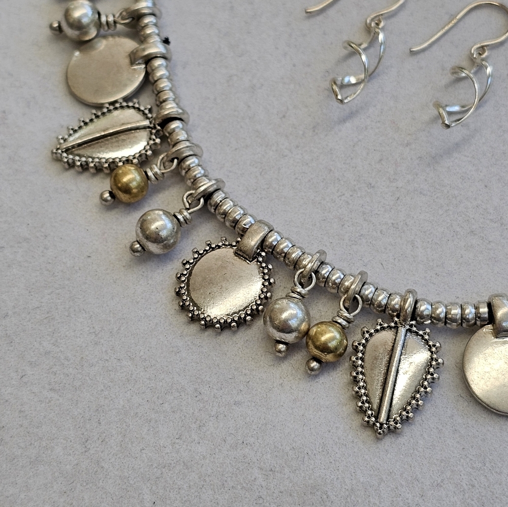 Lucky Brand, Brighton Florencia Cuff, 925 Earrings  SET!!! - Picture 5 of 13